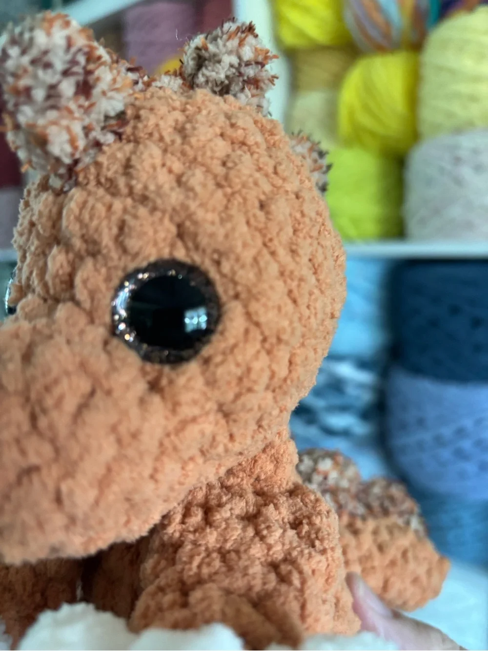 Crochet baby Tyrannosaurus Rex plush handmade
